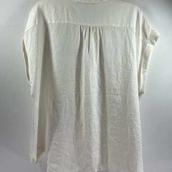 Marc New York Andrew Marc Linen Button Down, XL - Picture 4 of 7